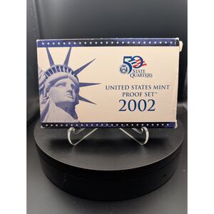 2002 U.S. Mint Proof Set – 10 Coins – Deep Cameo Finish – Sealed